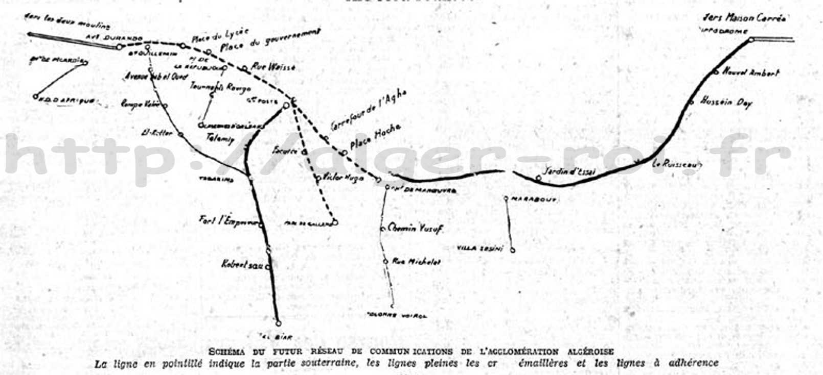 schema du metro