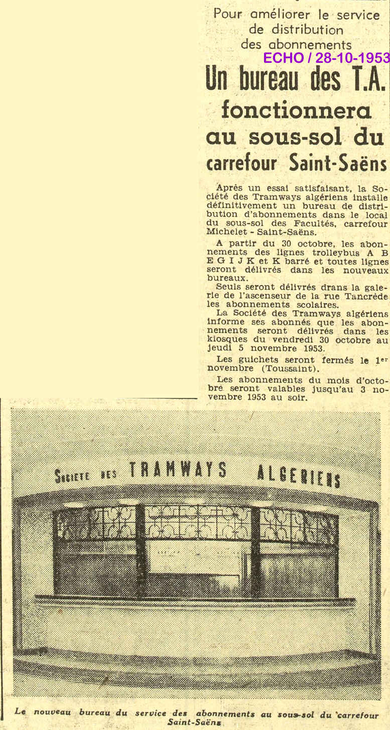 Pour améliorer le service de distribution des abonnements 