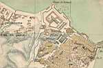 Plan d'Alger en 1888 (de la Place du Gouvernement au faubourg Bab-el-Oued)