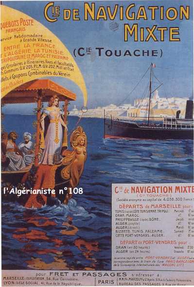 affichette compagnie navigation mixte