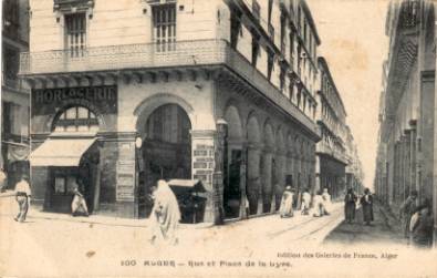 ALGER – Rue et Place de la Lyre