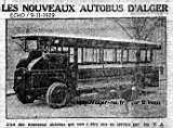 Les nouveaux autobus d'Alger