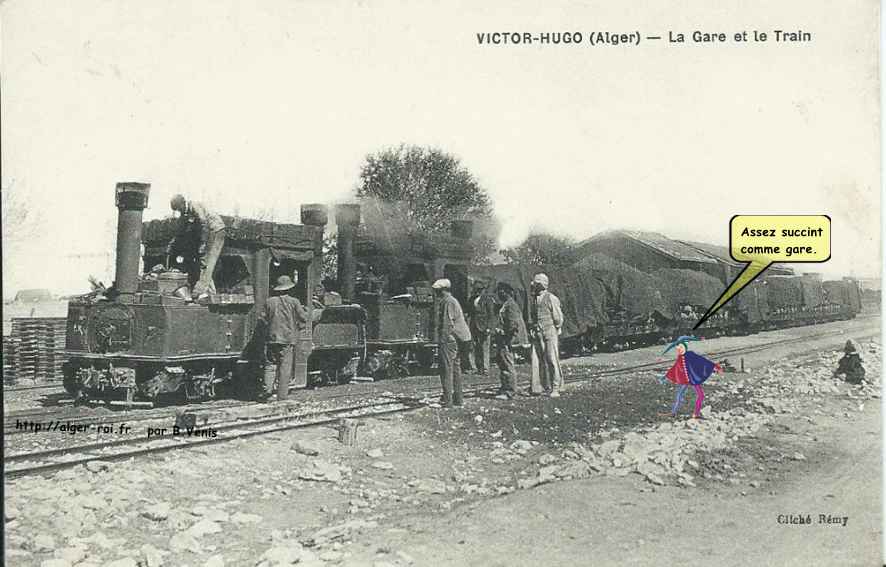 La gare et le train. 