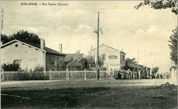 AIN-ABID : la mairie, l'école et la rue Chanard