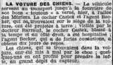 La voiture des chiens - 1919