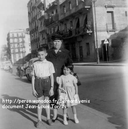 moi, mémé Louise et Jacqueline, ma