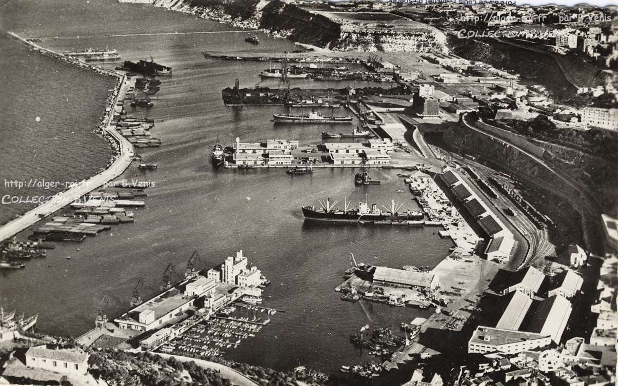 ORAN : vue générale du port