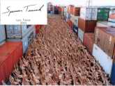 Installation Spencer Tunick à Lyon