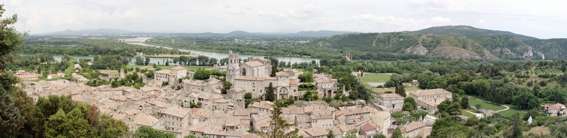 Viviers, à partir de la Vierge , au sommet de la colline "Jouannade" 