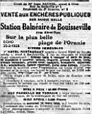 BOUISSEVILLE , vente aux enchères 