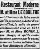 Restaurant moderne