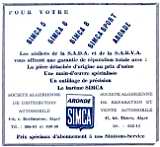 ATELIERS DE LA S.A.D.A. et de la S.A.R.V.A.