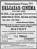L'Alcazar cinéma puis Ritz