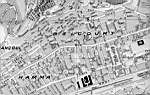 Plan , Belcourt, d'après guide 1961