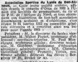 Association Sportive du Lycée de Ben-Aknoun