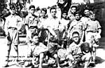 Equipe d' Escrime des Minimes - Juin 1952 - Maître d' Armes : Mr. Riou.