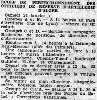 Écho d'Alger du 22 janvier 1931