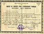 Brevet de capacité pour l'enseignement primaire
