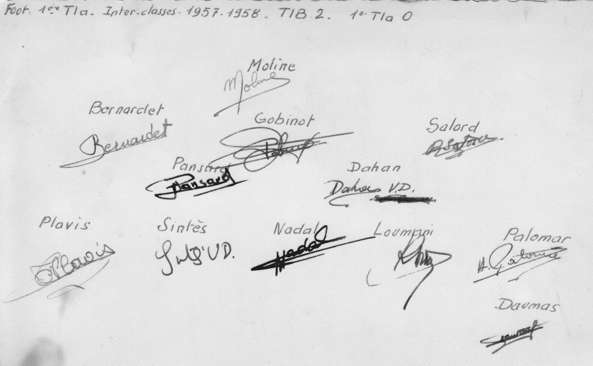 foot inter-classes, 1957-58 / TIB:2 - TIA: 1
