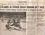 L'olympic littoraldevient champion 1ère série