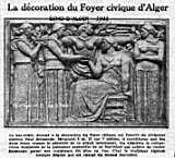 champ de Manoeuvres,decoration du foyer civique
