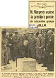 M. Naegelen a posé