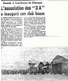 les " 3 A " - a inauguré samedi après-midi, son club house 