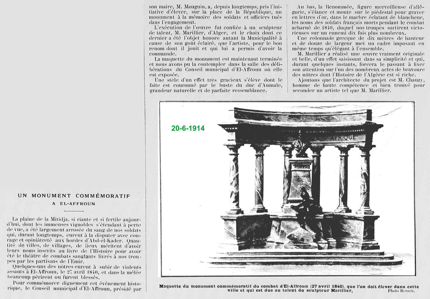 MONUMENT COMMÉMORATIF 