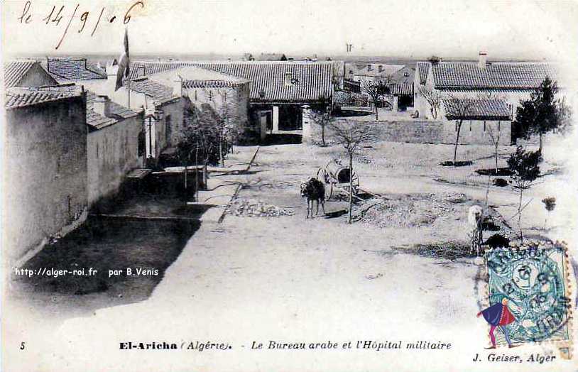 el aricha,le bureau arabe et l'hopital militaire