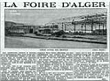 LA FOIRE d'ALGER