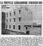 La nouvelle gendarmerie d'Hussein-Dey