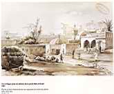Vue d'Alger prise en dehors de la porte de Bab-el-Oued 