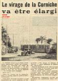 Le virage de la Corniche va être élargi 