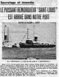 LE PUISSANT REMORQUEUR "SAINT-LOUIS" EST ARRIVE DANS NOTRE PORT