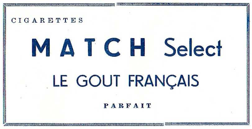 Cigarettes MATCH
