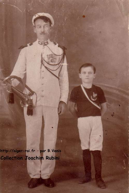 Pierre GUIMET (frère de mon grand-père), celui là même qui vendait des gâteaux et jouait de la trompette dans les cours des HBM du Ruisseau