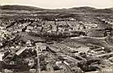 Sétif, vue aérienne sur le marché arabe, le stade Girod et une partie de la ville