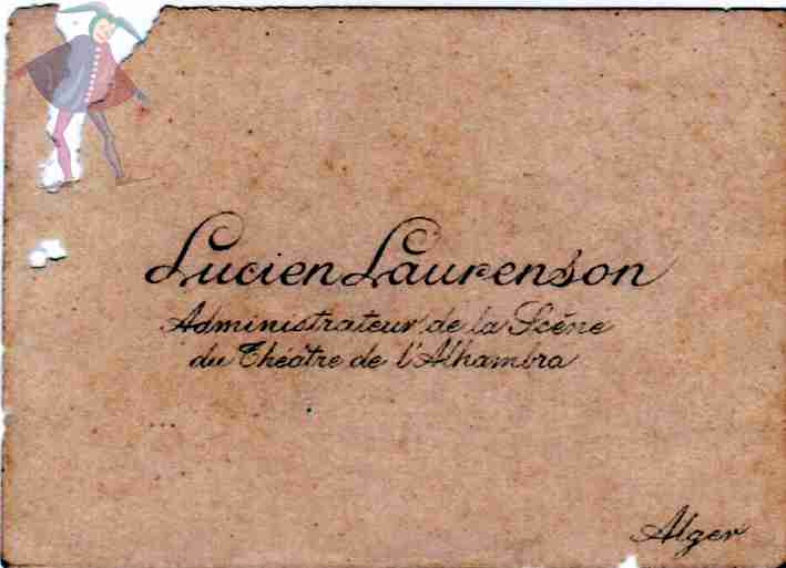 theatres,lucien laurenson administrateur de l'alhambra,rue d'isly,casino
