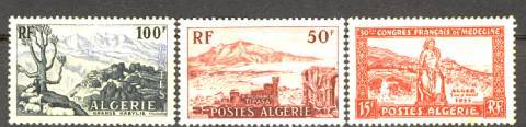 - Paysage de grande Kabylie. On reconnaît la crête des Beni-Yenni et au loin la chaîne du Djurdjura