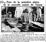 Pose première pierre