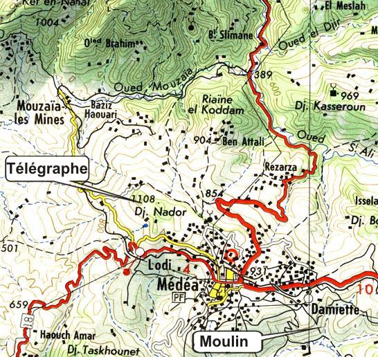 Télégraphe et moulin