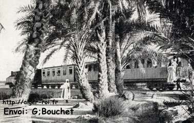 Le train de Tolga vers 1935