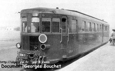 Voici l'autorail De Dietrich qui assurait le ramassage quotidien