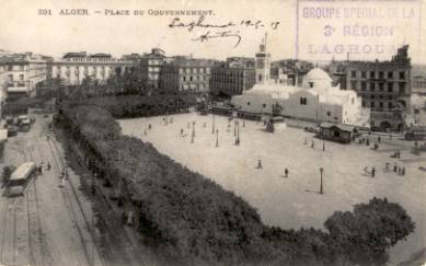 ALGER Place du Gouvernement