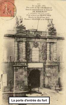 porte entr&eacute;e du fort