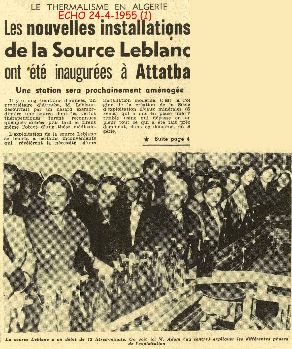 LE THERMALISME EN ALG&Eacute;RIE 