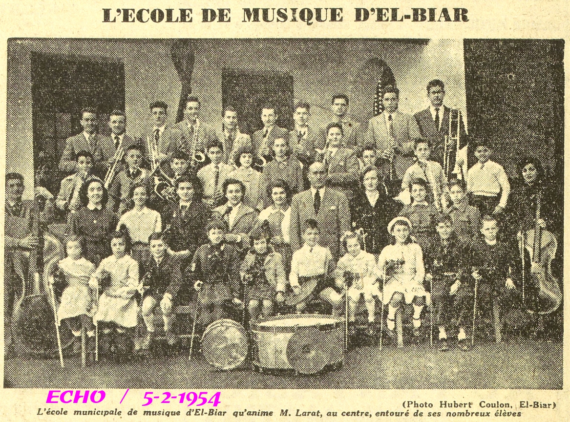 L'école municipale de musique. M.Larat 
