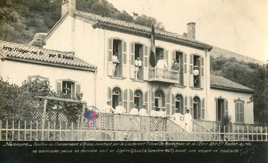 nemours,pavillon du commandant d'armes,abd-el-kader