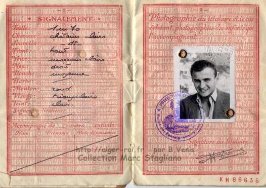 le passeport d'un natif de Saint-Eug&egrave;ne